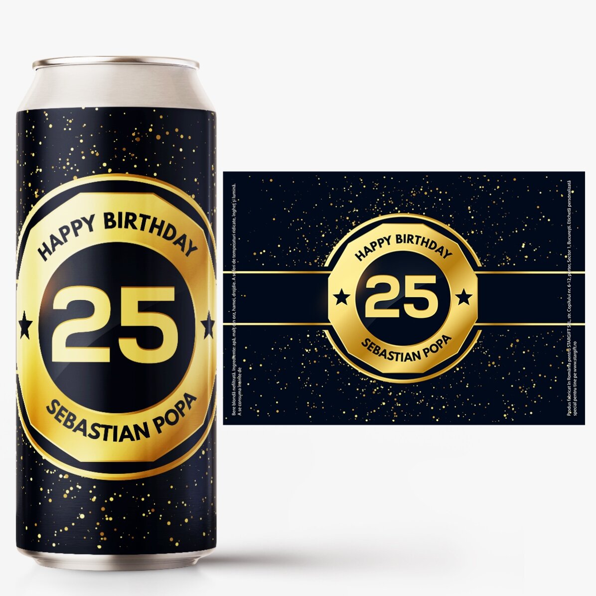 Piwo w puszce z indywidualnym nadrukiem – Birthday Beer