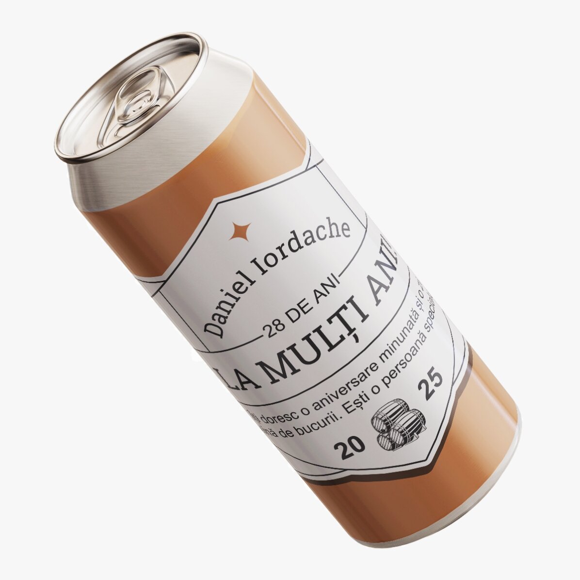 Piwo w puszce z indywidualnym nadrukiem – Classic beer