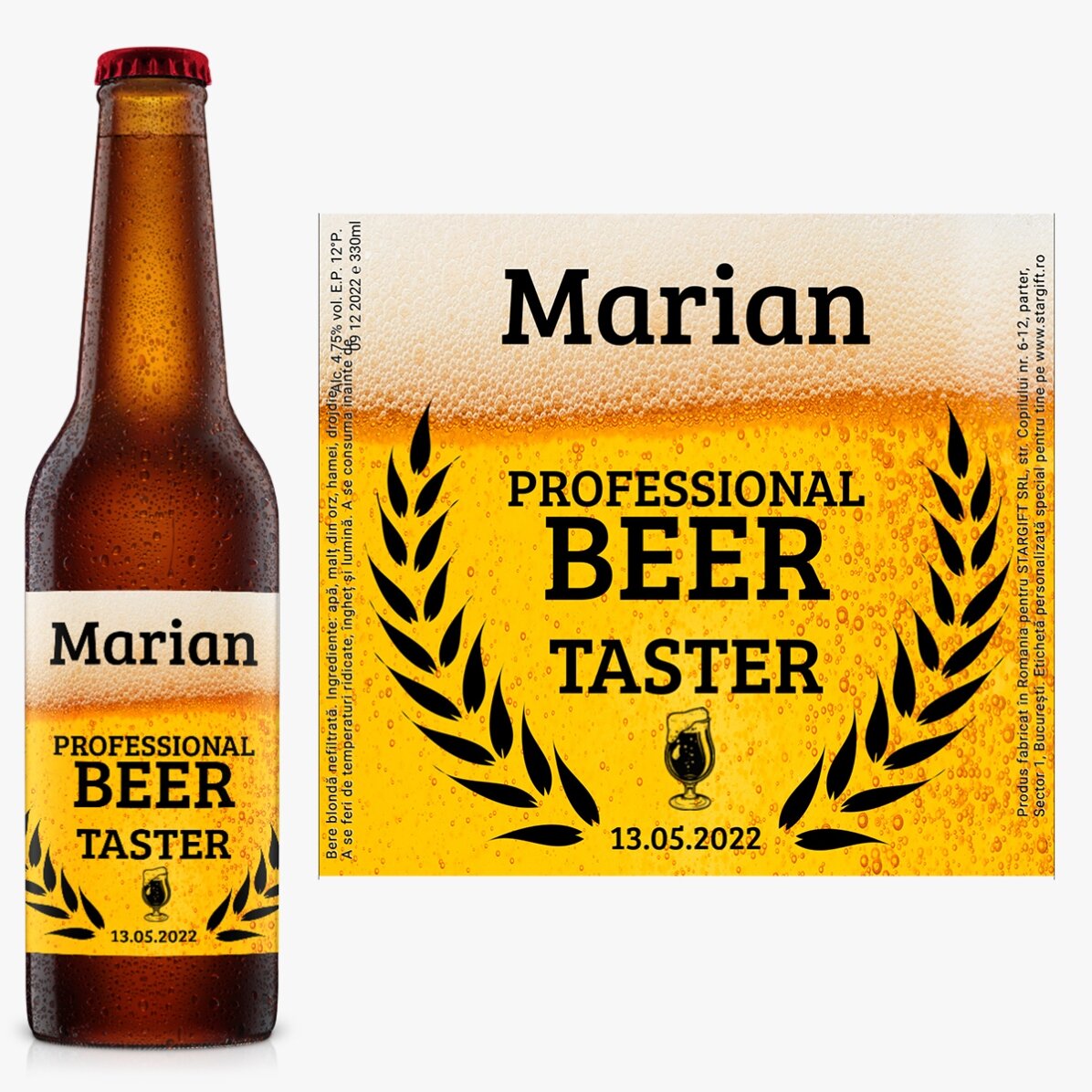 Piwo z indywidualnym nadrukiem – Beer taster
