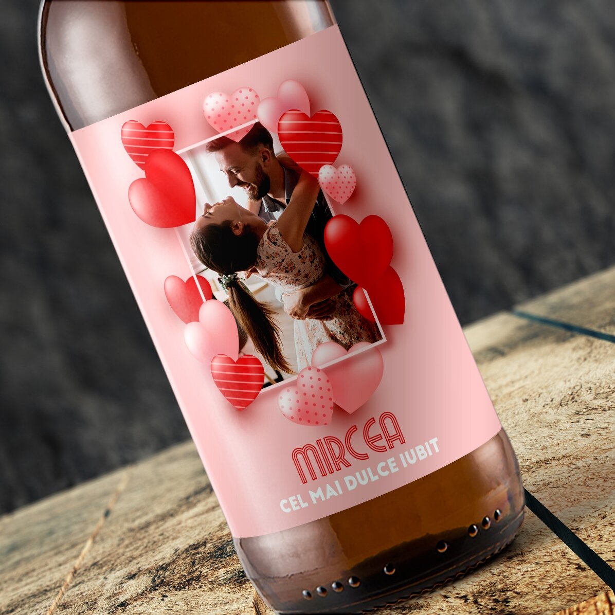 Personalised beer with text and a photo - The sweetest boyfriend