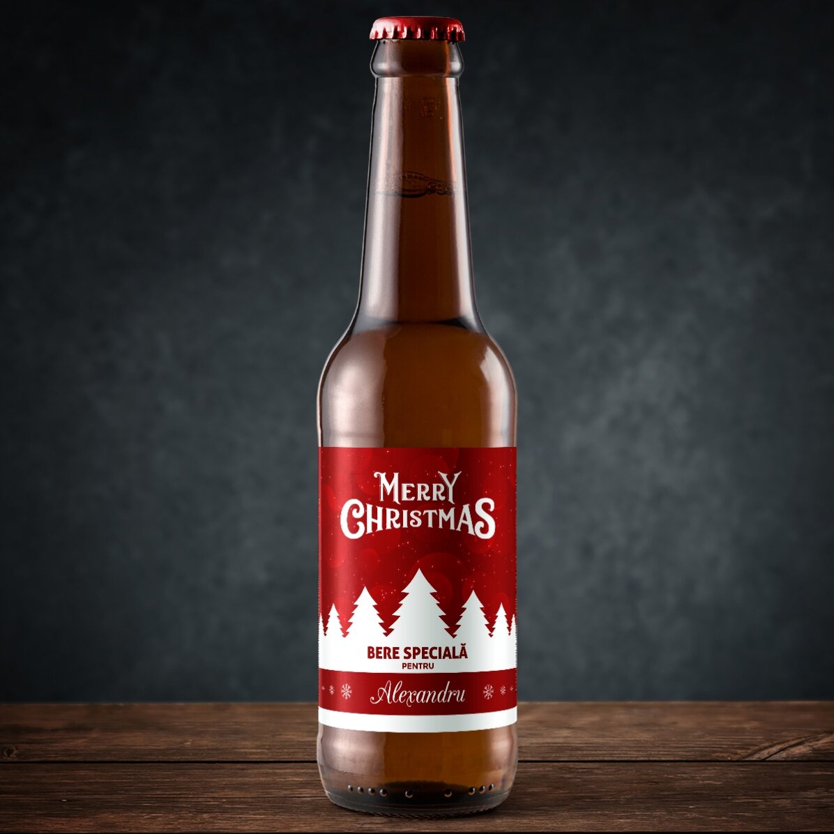 Piwo z indywidualnym nadrukiem – Merry Christmas