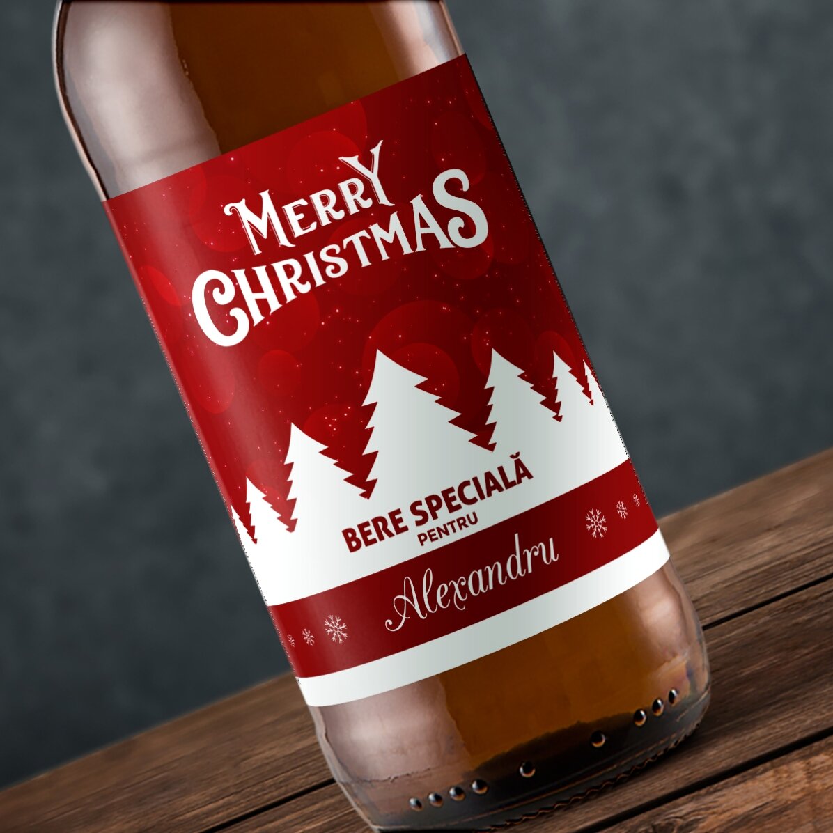 Piwo z indywidualnym nadrukiem – Merry Christmas