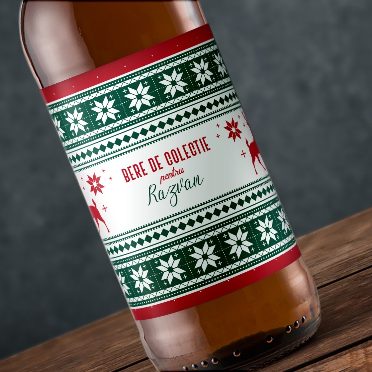 Personalised beer with text - Reni model