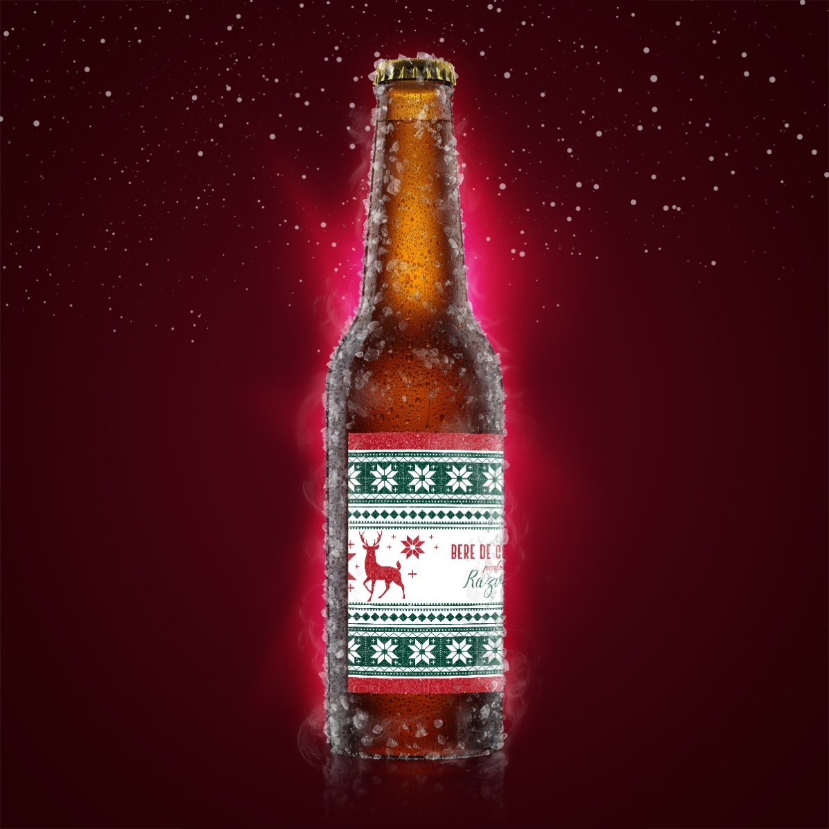 Personalised beer with text - Reni model