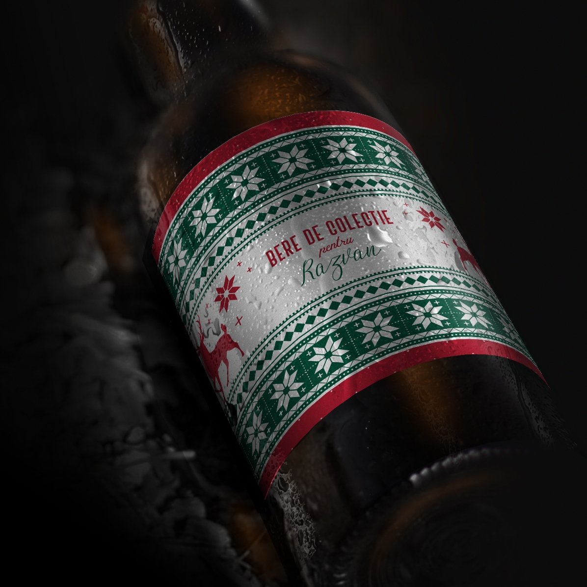 Personalised beer with text - Reni model