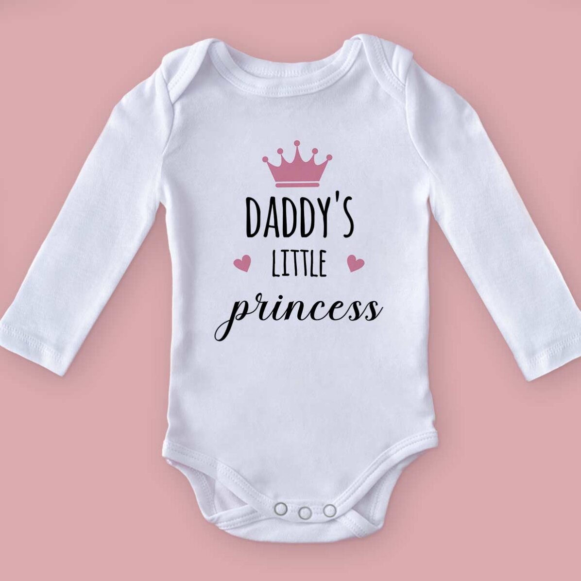 Personalised baby bodysuit with message - Baby