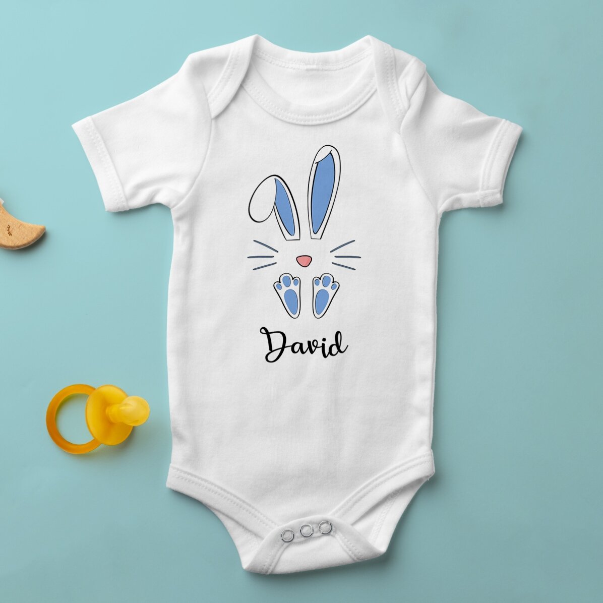 Body dla dzieci z imieniem – Wielkanocny królik