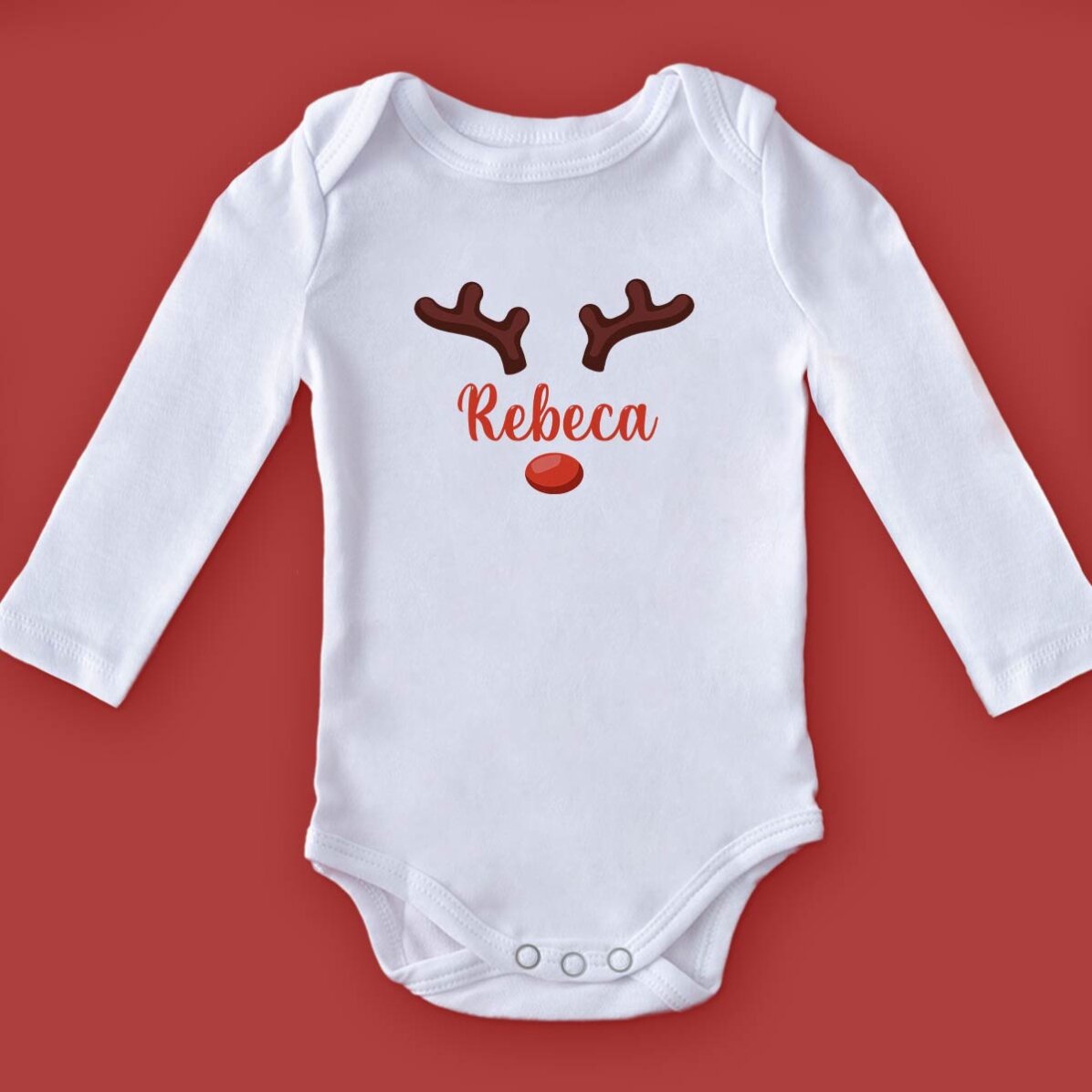 Personalised baby bodysuit with name - Ren