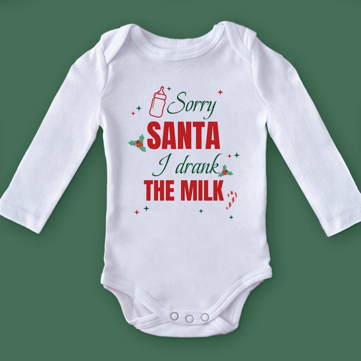 Body dla dzieci z indywidualnym napisem – „Sorry Santa”