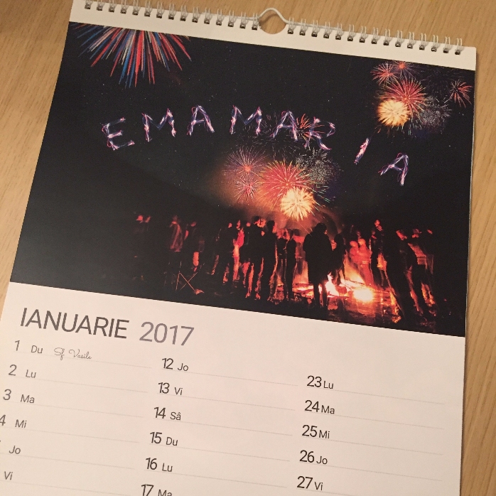 Spersonalizowany kalendarz – pierwsze wydanie