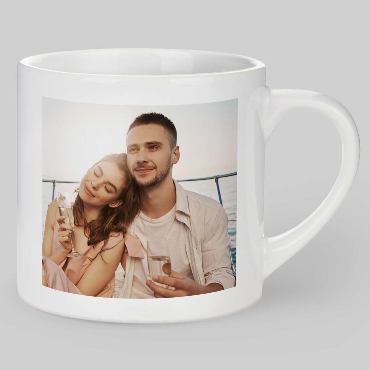 Spersonalizowany kubek do espresso z 2 zdjęciami