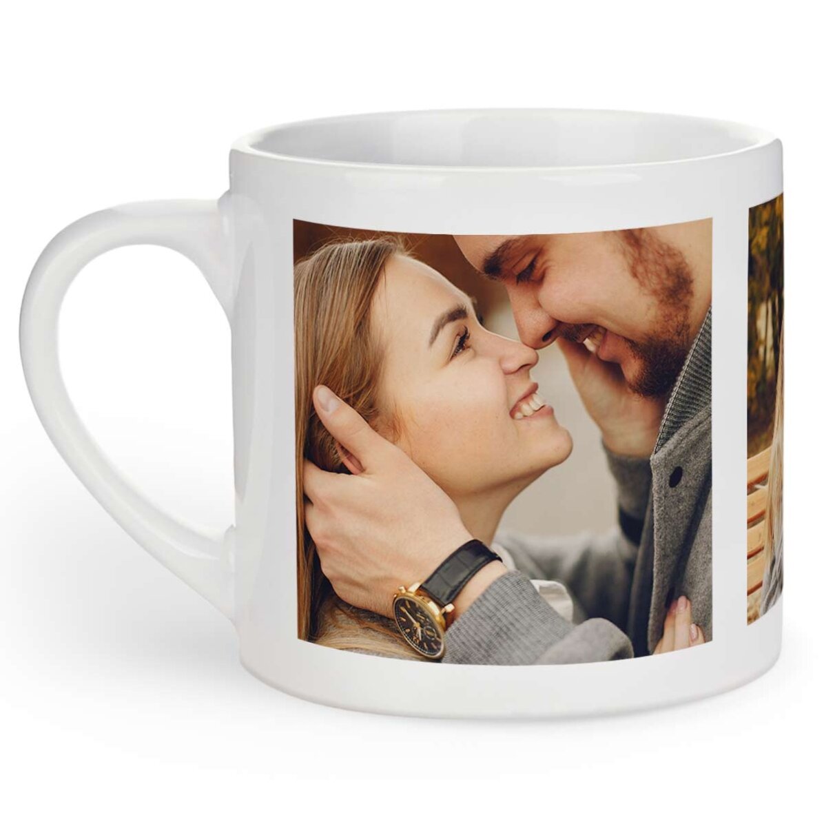 Spersonalizowany kubek do espresso z 3 zdjęciami