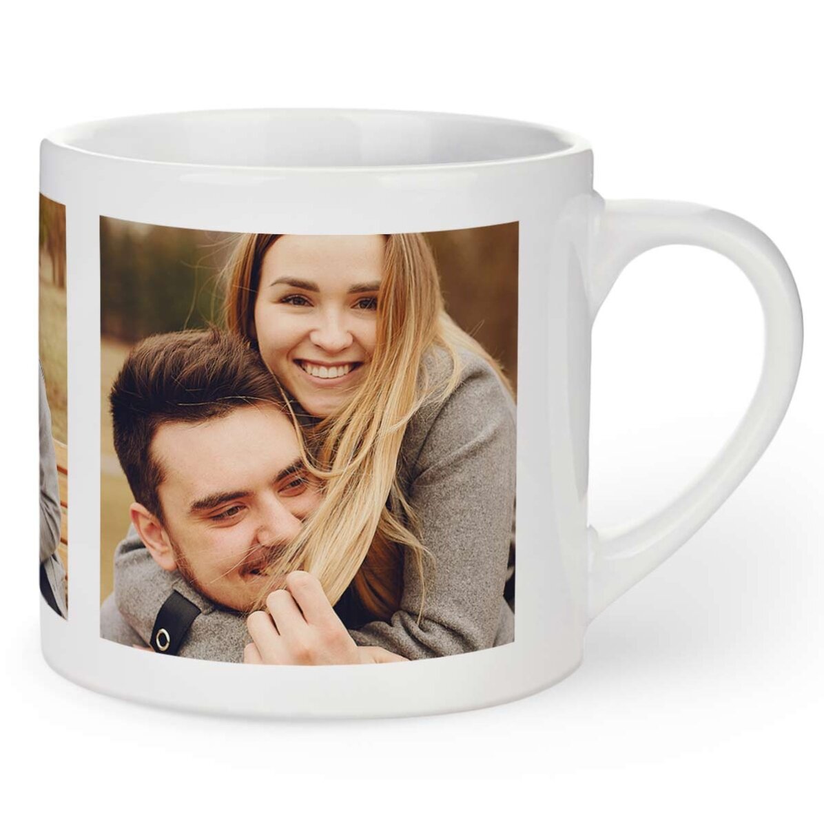 Spersonalizowany kubek do espresso z 3 zdjęciami
