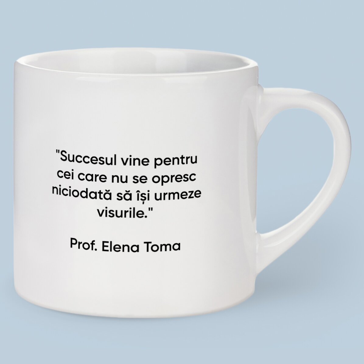 Spersonalizowany kubek do espresso z napisem – Ukończenie studiów