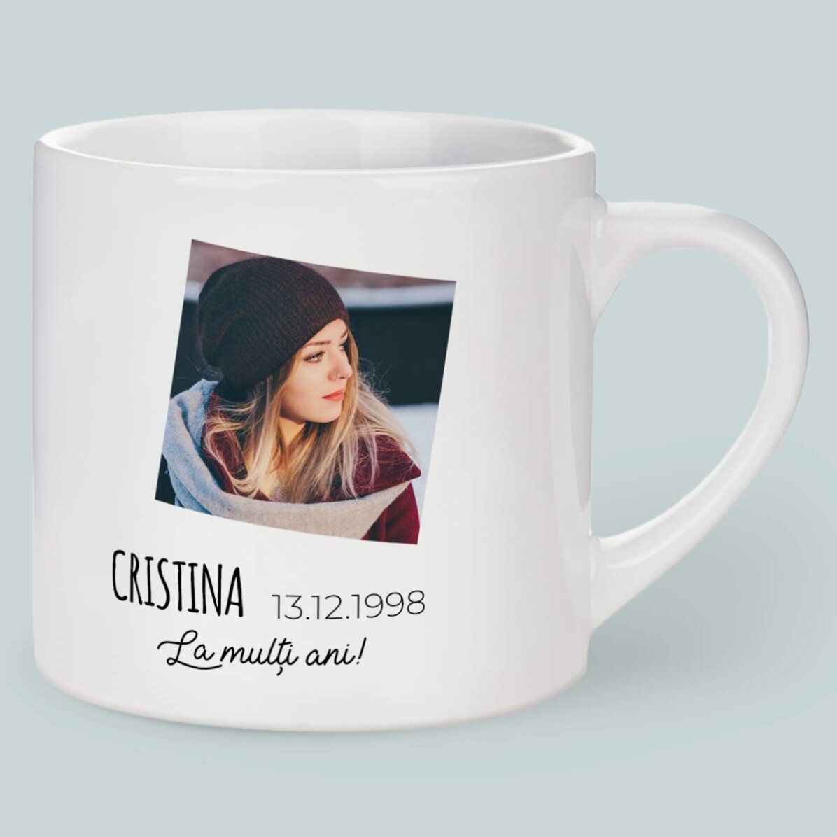 Spersonalizowany kubek do espresso ze zdjęciem i napisem – Znak zodiaku Strzelec