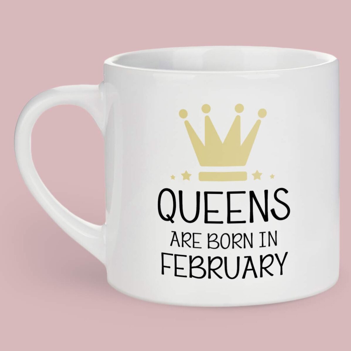 Spersonalizowany kubek do espresso z napisem – Queens