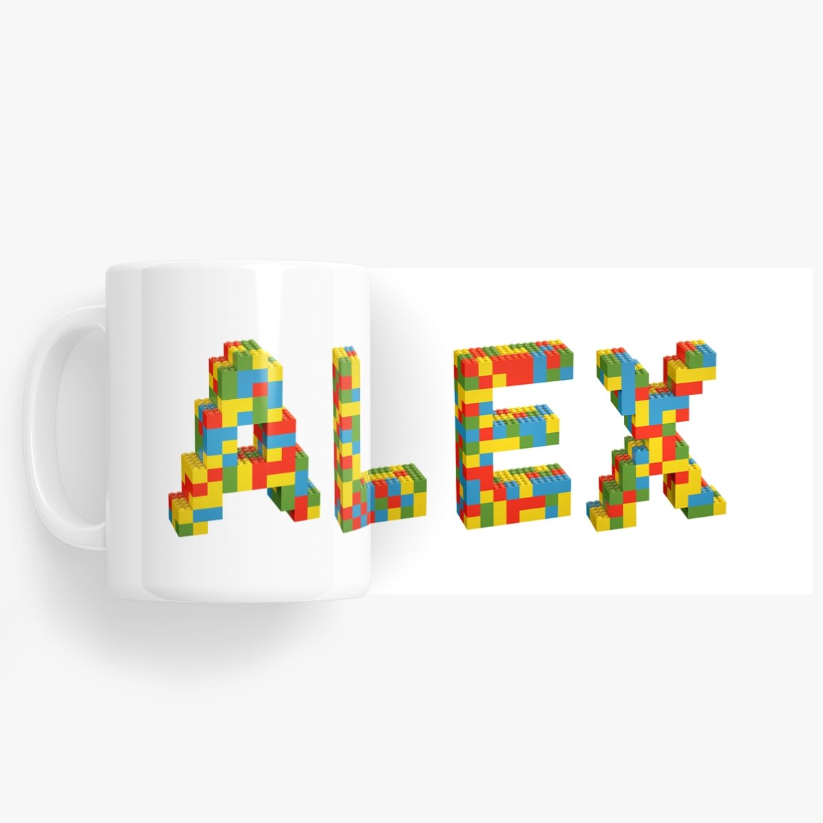 Personalised mug with name - Lego