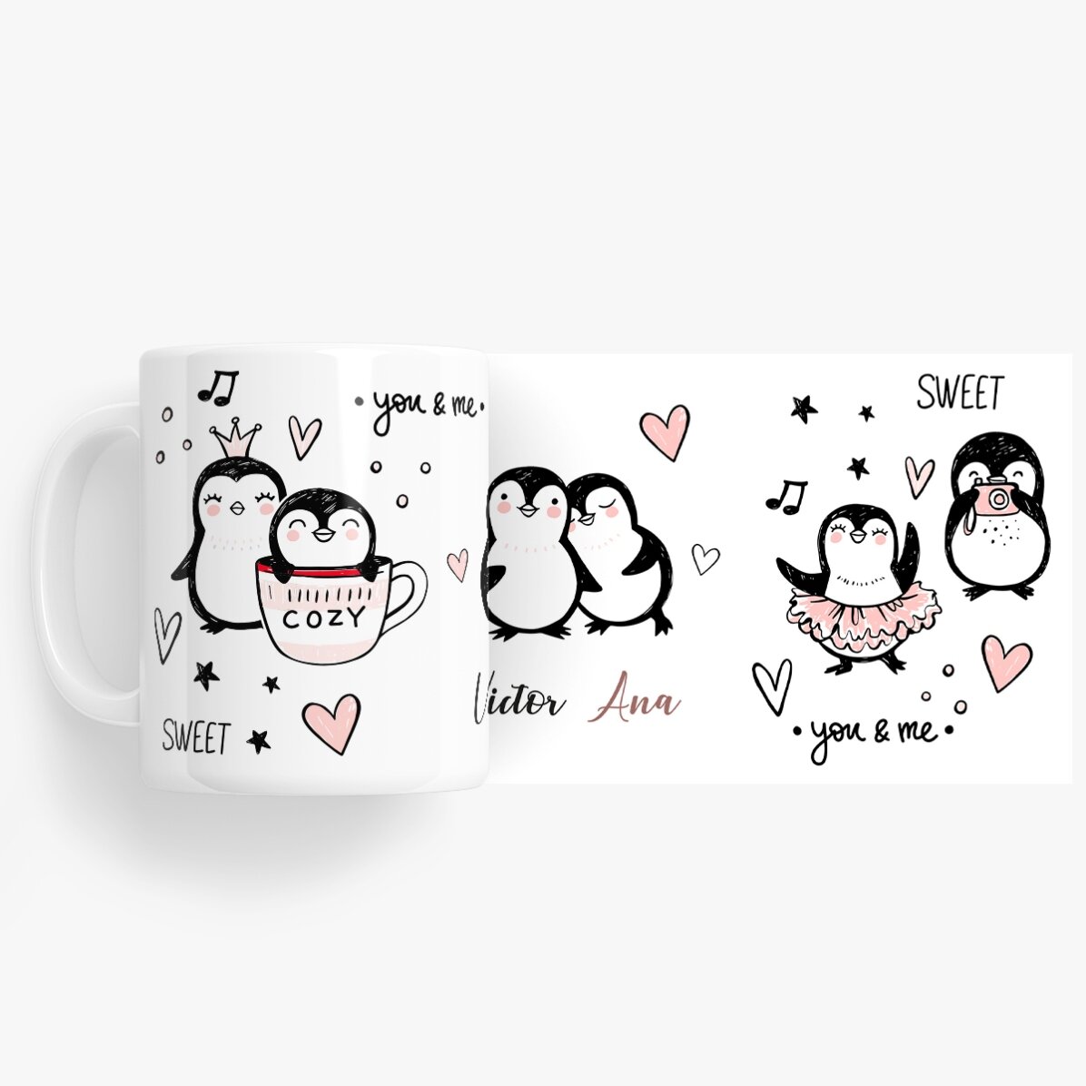 Spersonalizowany kubek z imieniem – You & Me