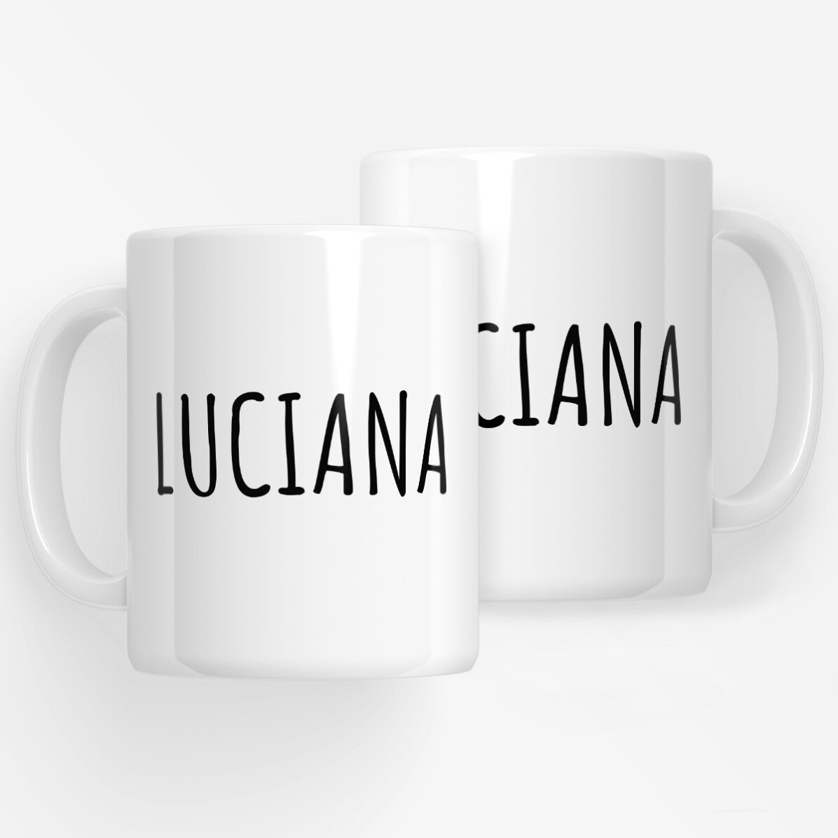 Personalised mug with name