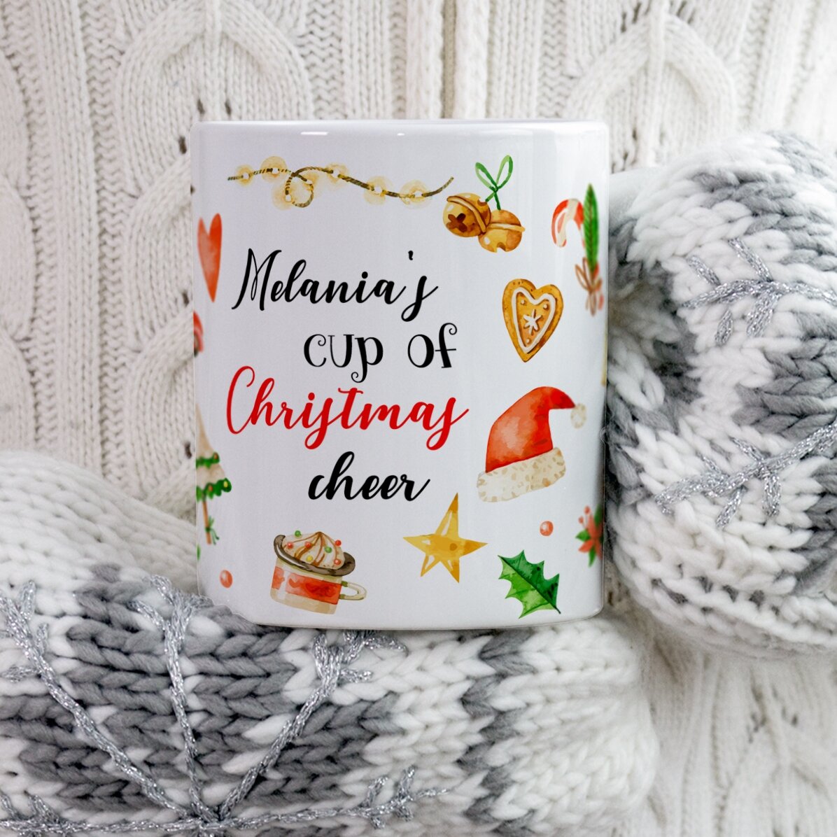 Spersonalizowany kubek z Twoim imieniem – Christmas Cheer