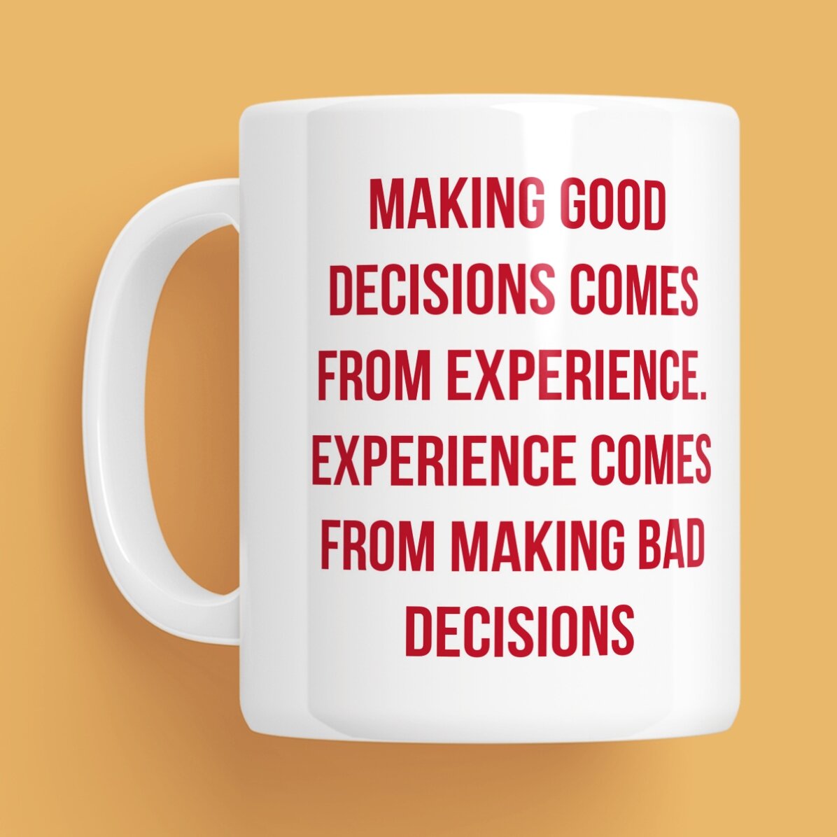 Personalised mug with text - Experience