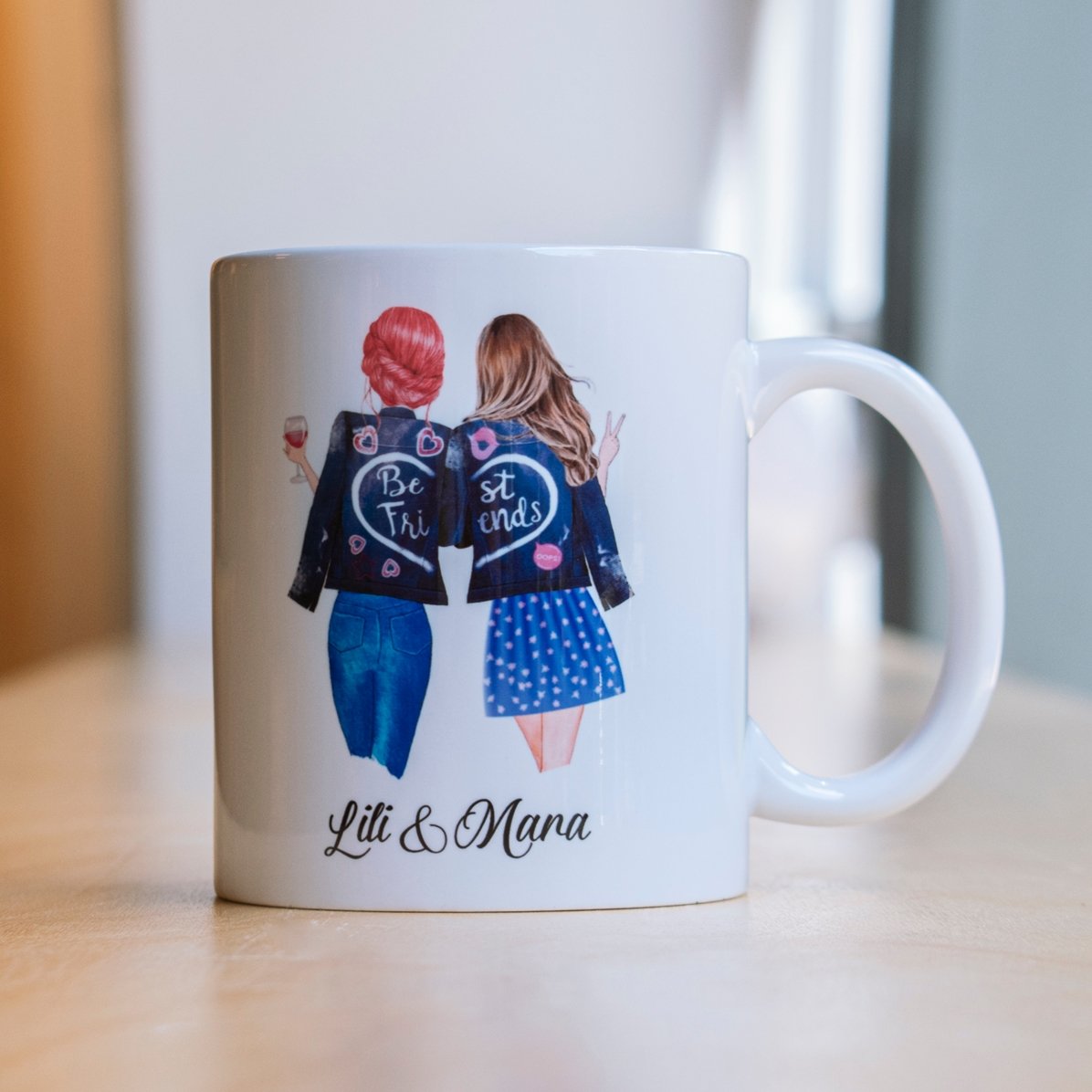 Spersonalizowany kubek z napisem – Good friends
