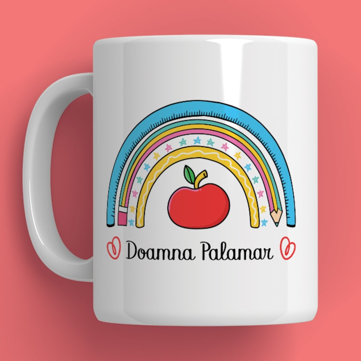 Personalised mug with text - Teacher