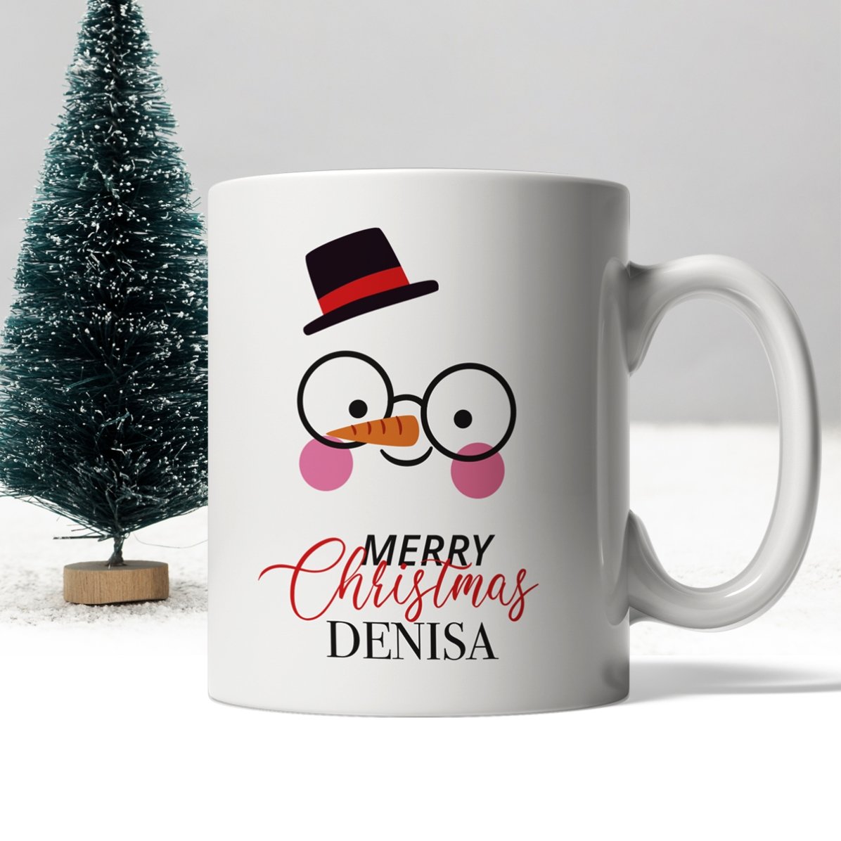 Spersonalizowany kubek z napisem – Snowman