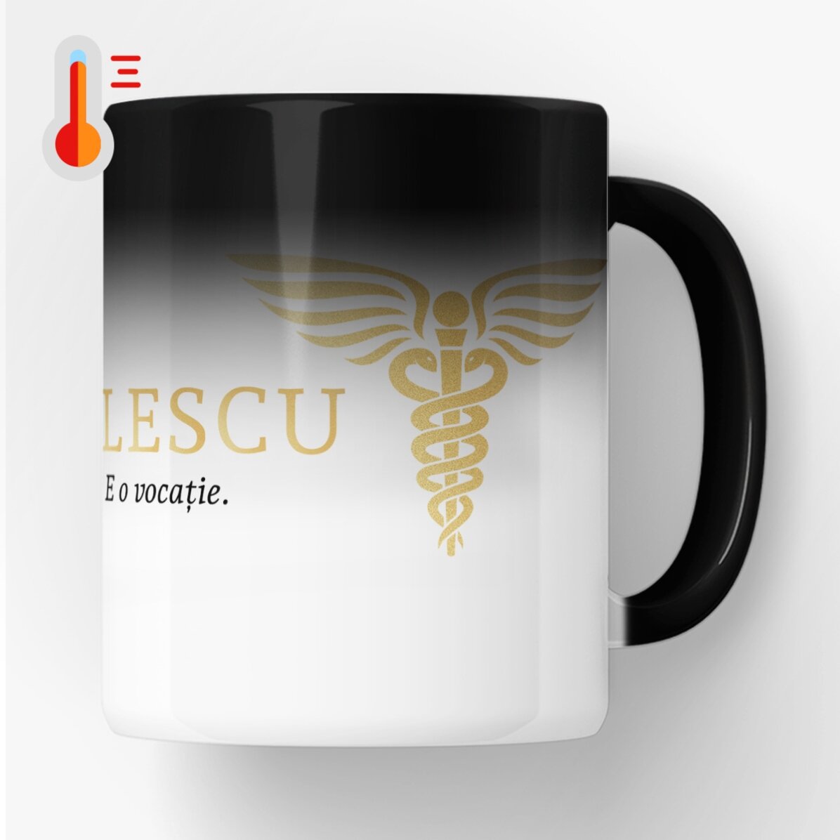 Spersonalizowany kubek termiczny z napisem – Golden Doctor