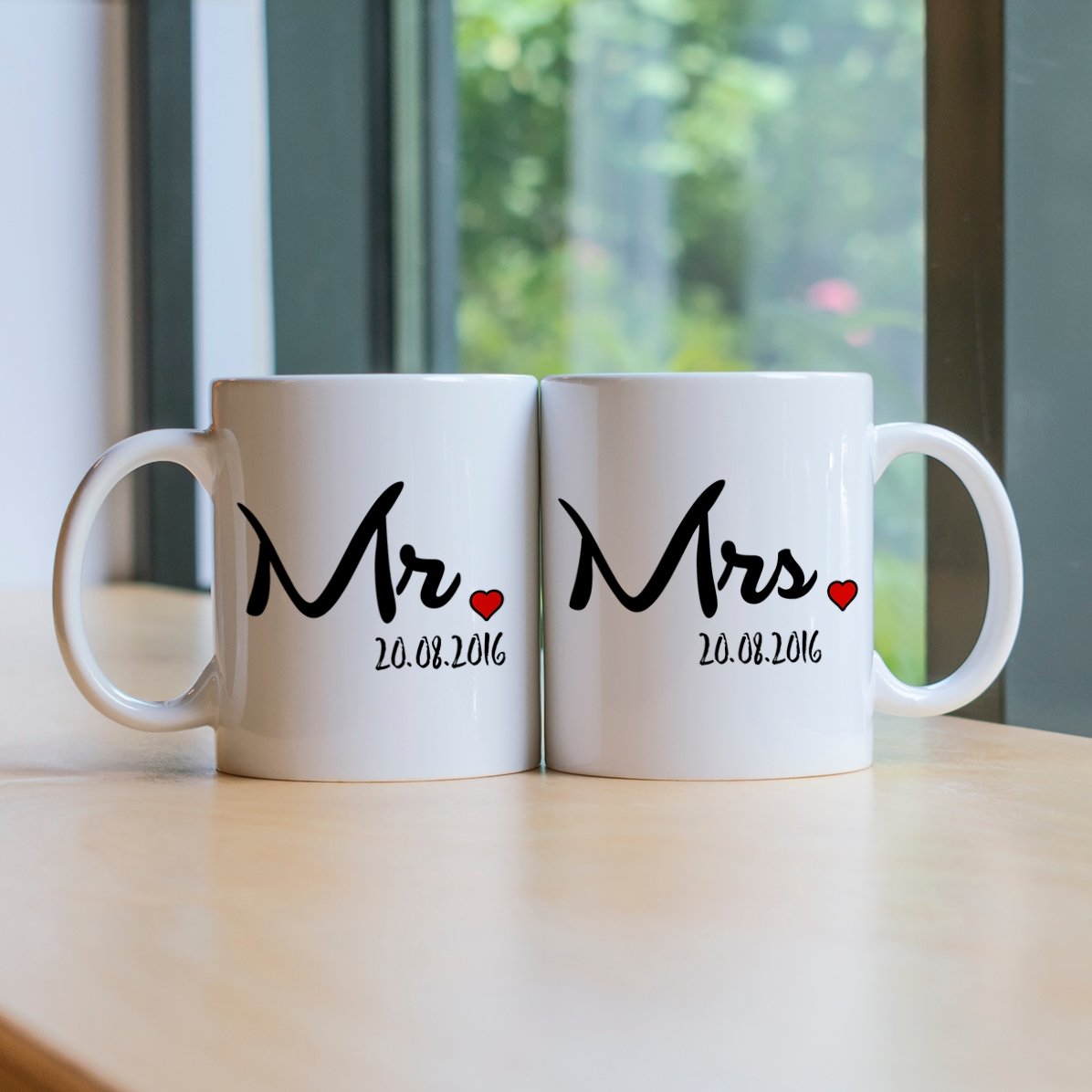 Miski dla pary – „Mrs” i „Mr”