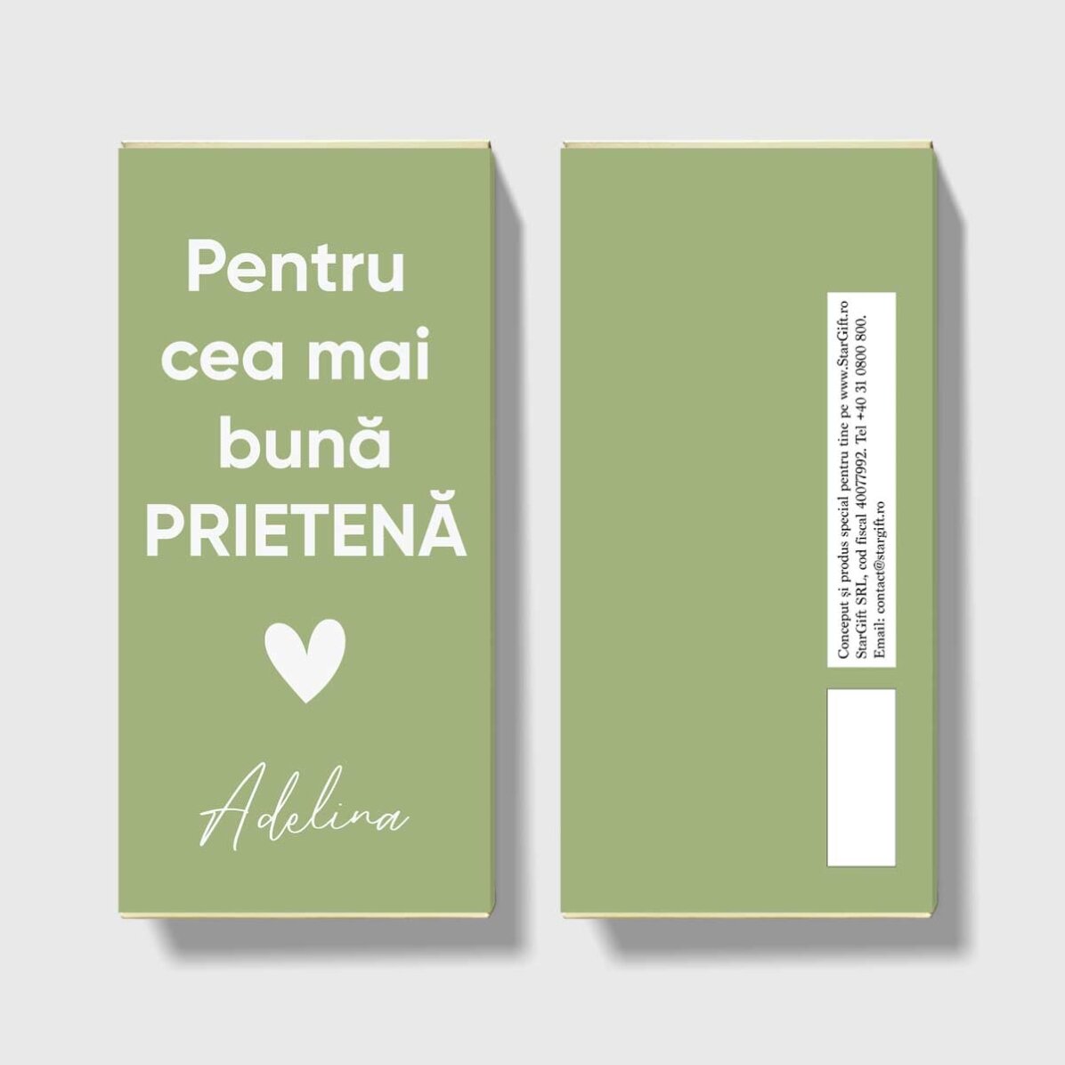 Spersonalizowana czekolada z podziękowaniem