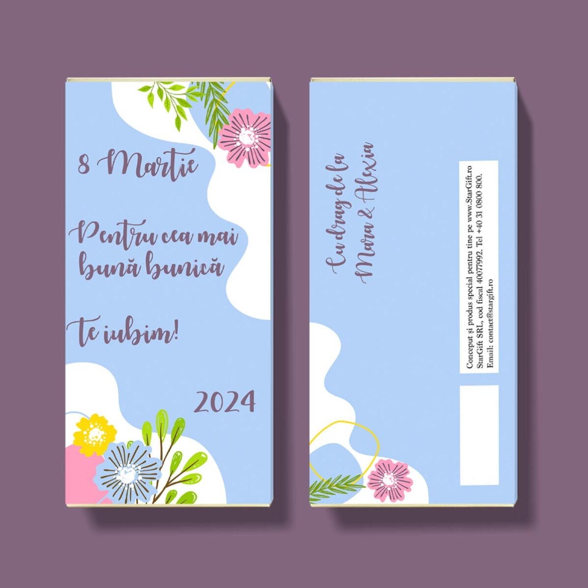 Czekolada z indywidualnym napisem – Happiness
