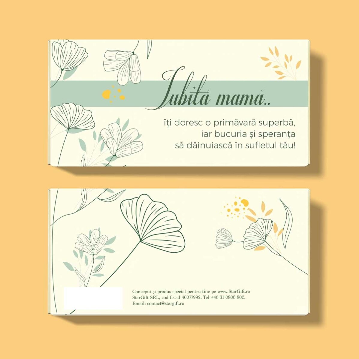 Czekoladki z indywidualnym napisem – „Kochana mama”