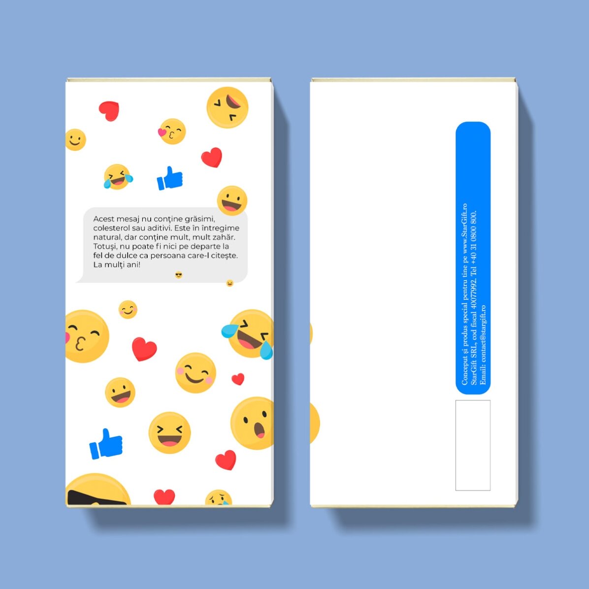 Personalised chocolate with text - Text bubble