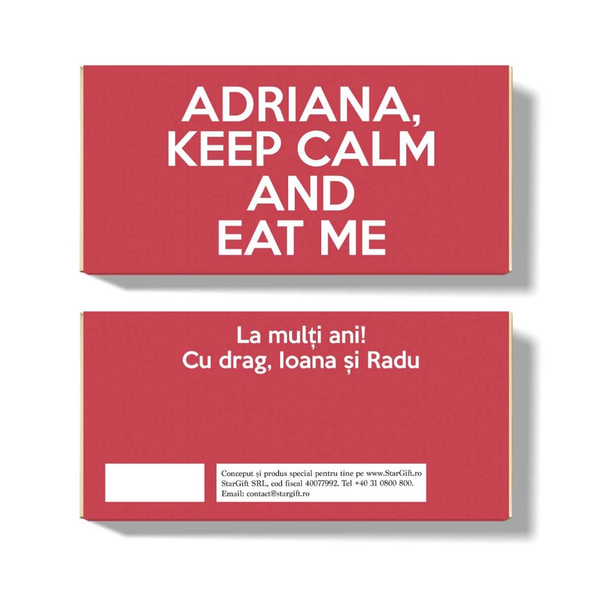 Czekolada z indywidualnym nadrukiem – KEEP CALM