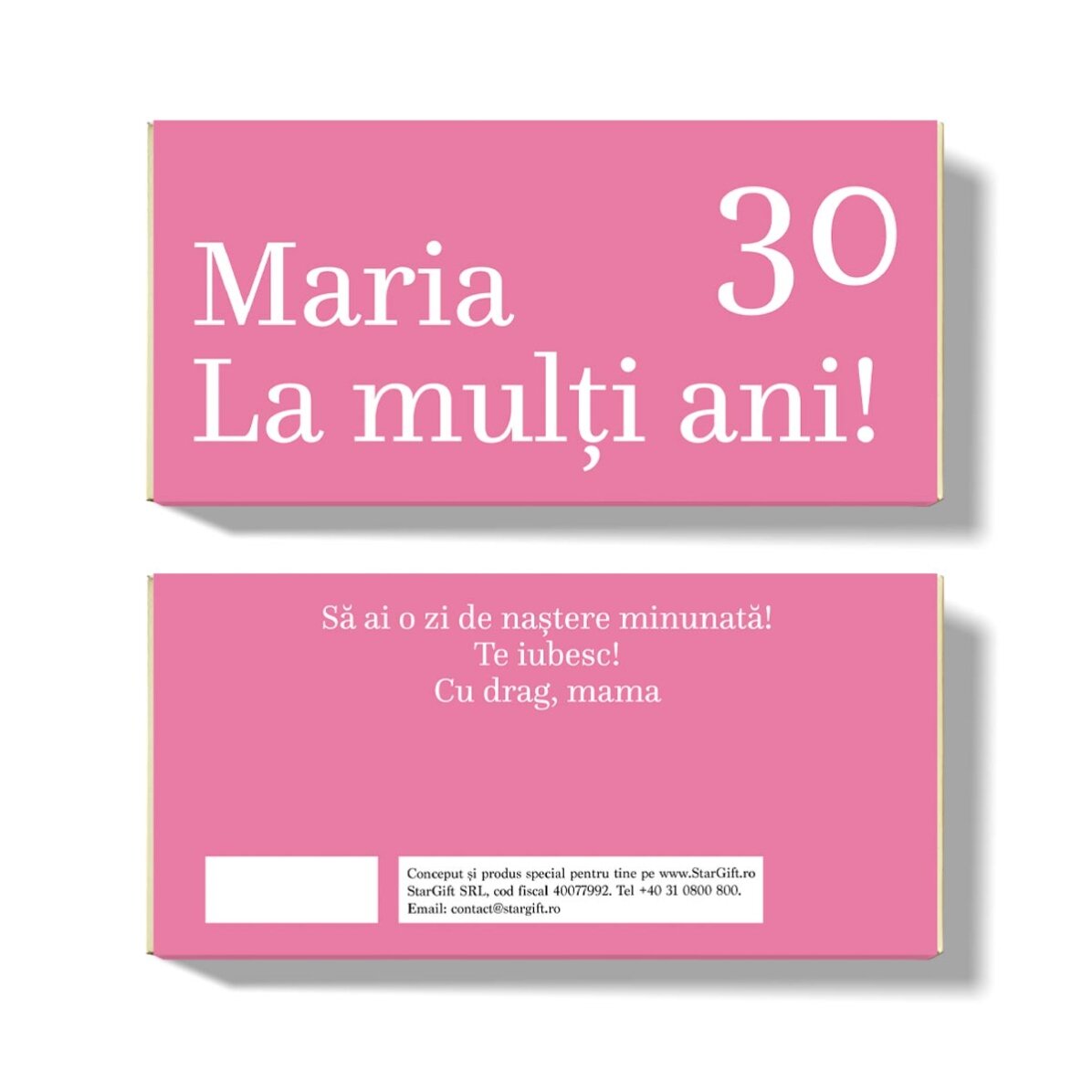 Personalised chocolate - Happy Birthday