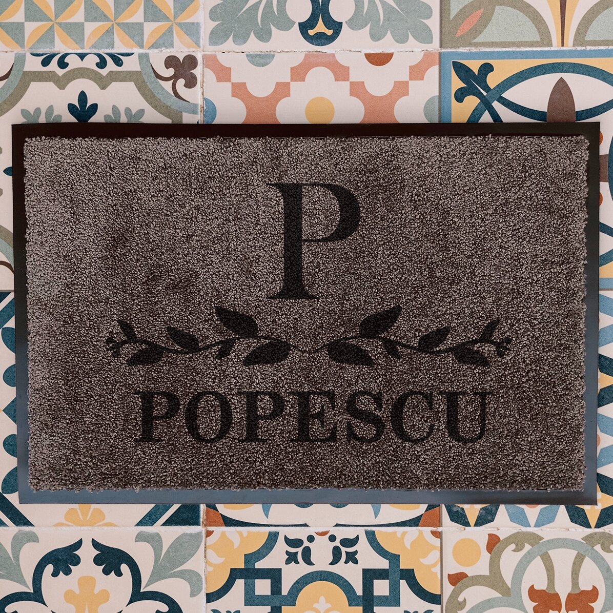 Spersonalizowana wycieraczka do przedpokoju – Emblema
