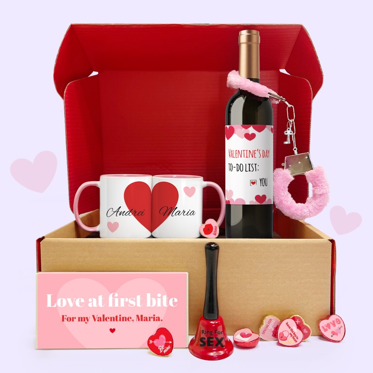 Pudełko upominkowe na Walentynki – Funny Valentine’s