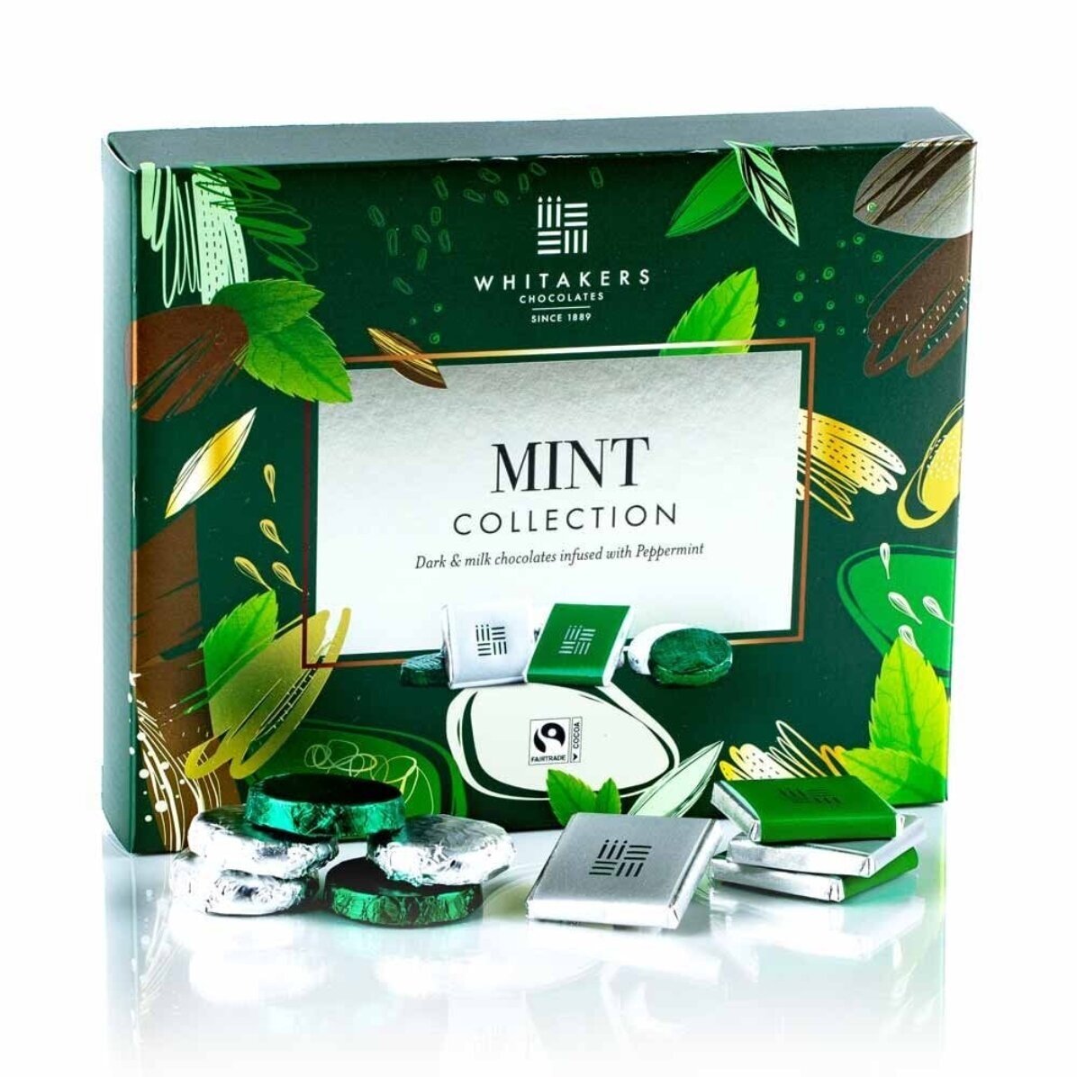 Personalised box of sweets with text and photo - Flowers