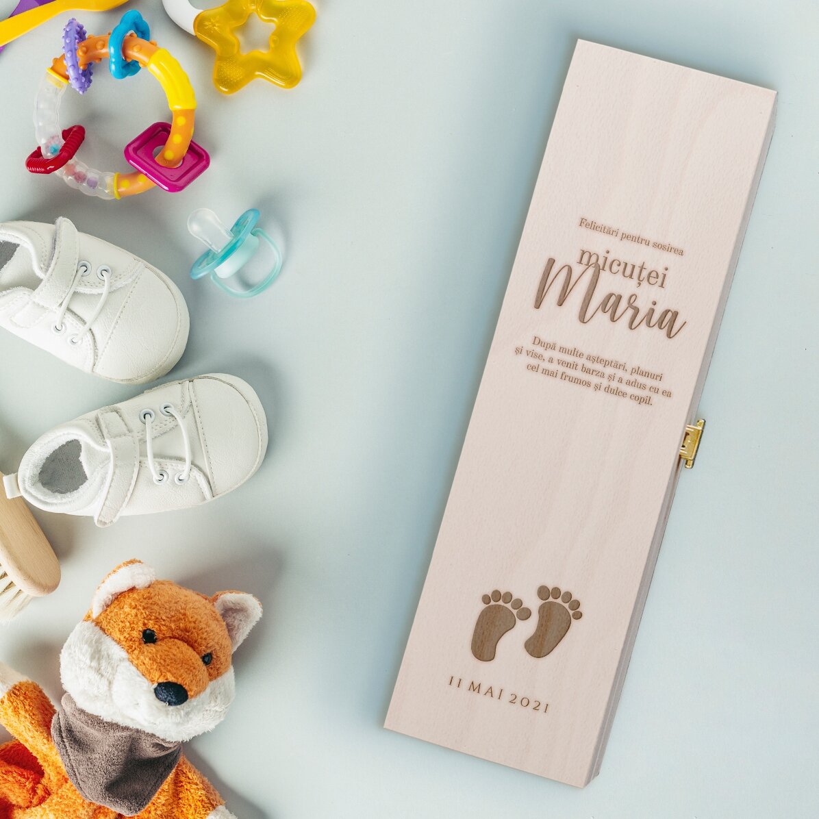 Personalised wine box - The miracle of life