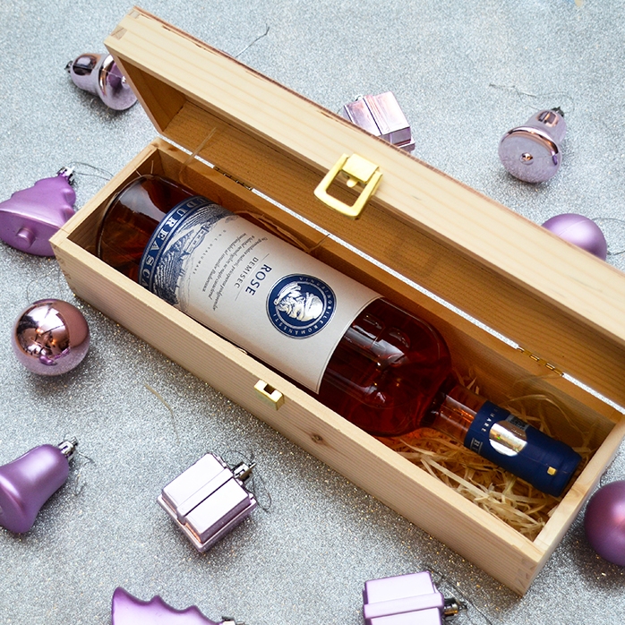 Spersonalizowane pudełko na wino – Star Christmas Tree