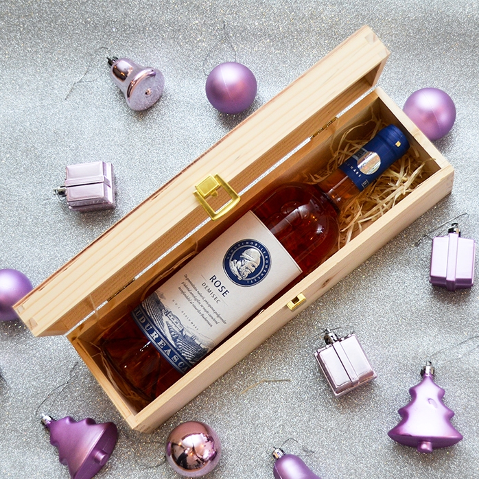 Spersonalizowane pudełko na wino – Star Christmas Tree