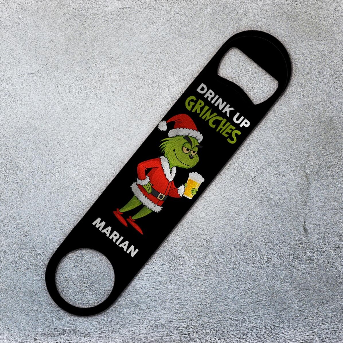 Spersonalizowany otwieracz do piwa z napisem – Grinch