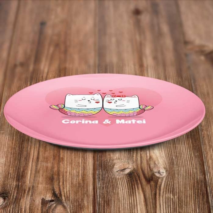 Spodek z indywidualnym napisem – Love cats