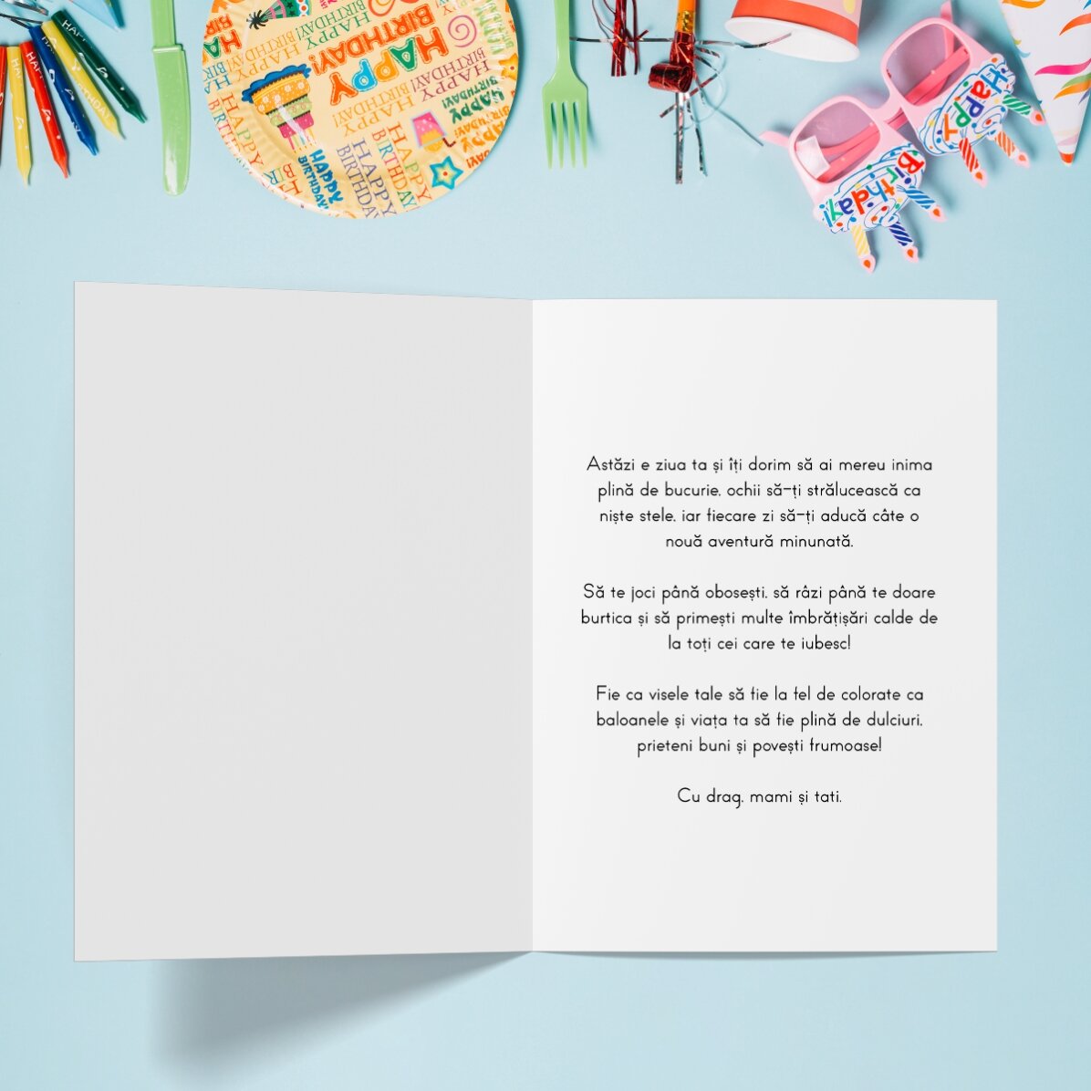 Personalised greeting card with text - Emoji