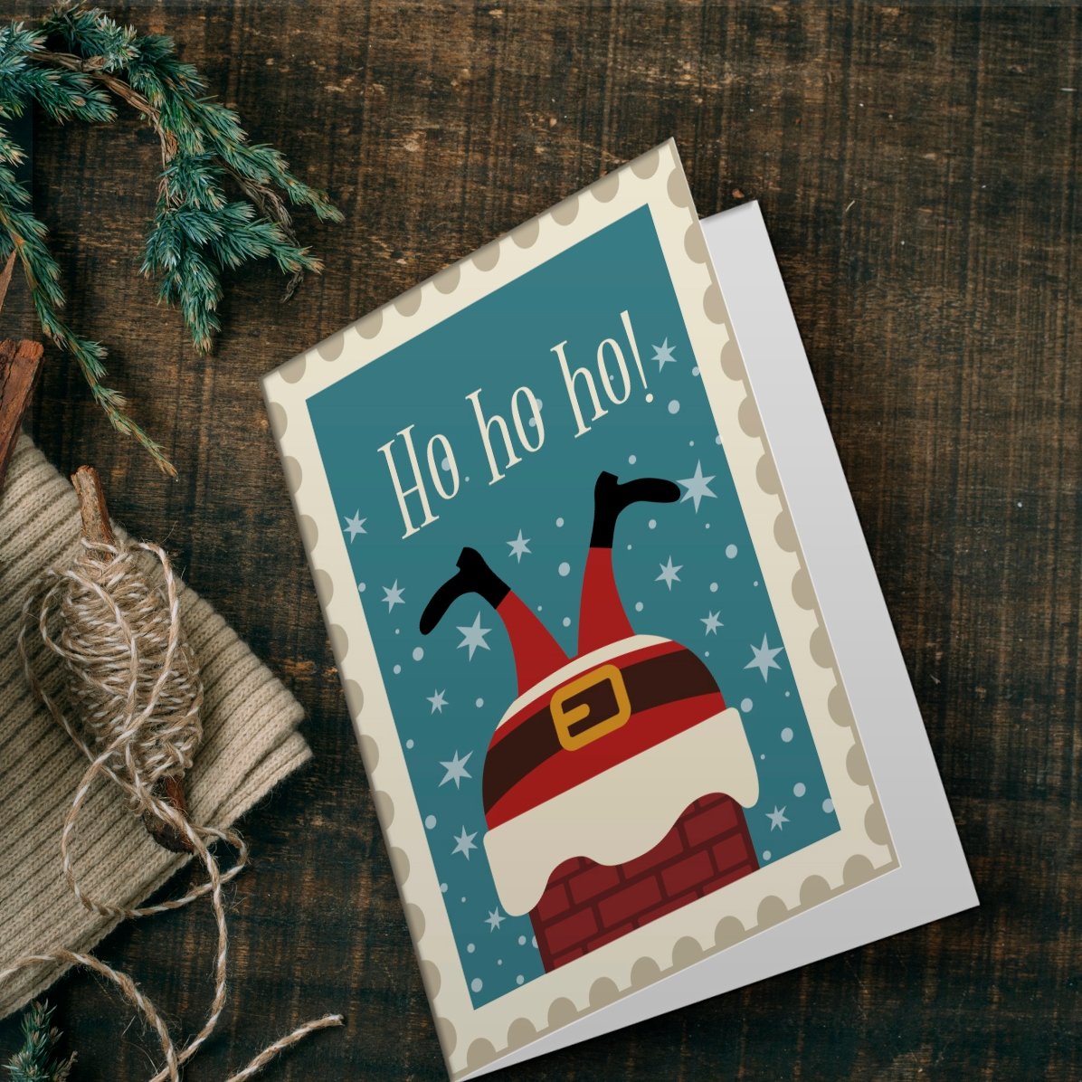 Spersonalizowana kartka z życzeniami – Ho ho ho!