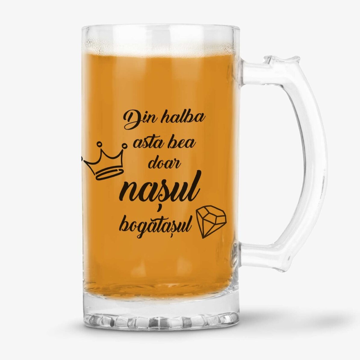 Kufel piwa z indywidualnym napisem dla taty