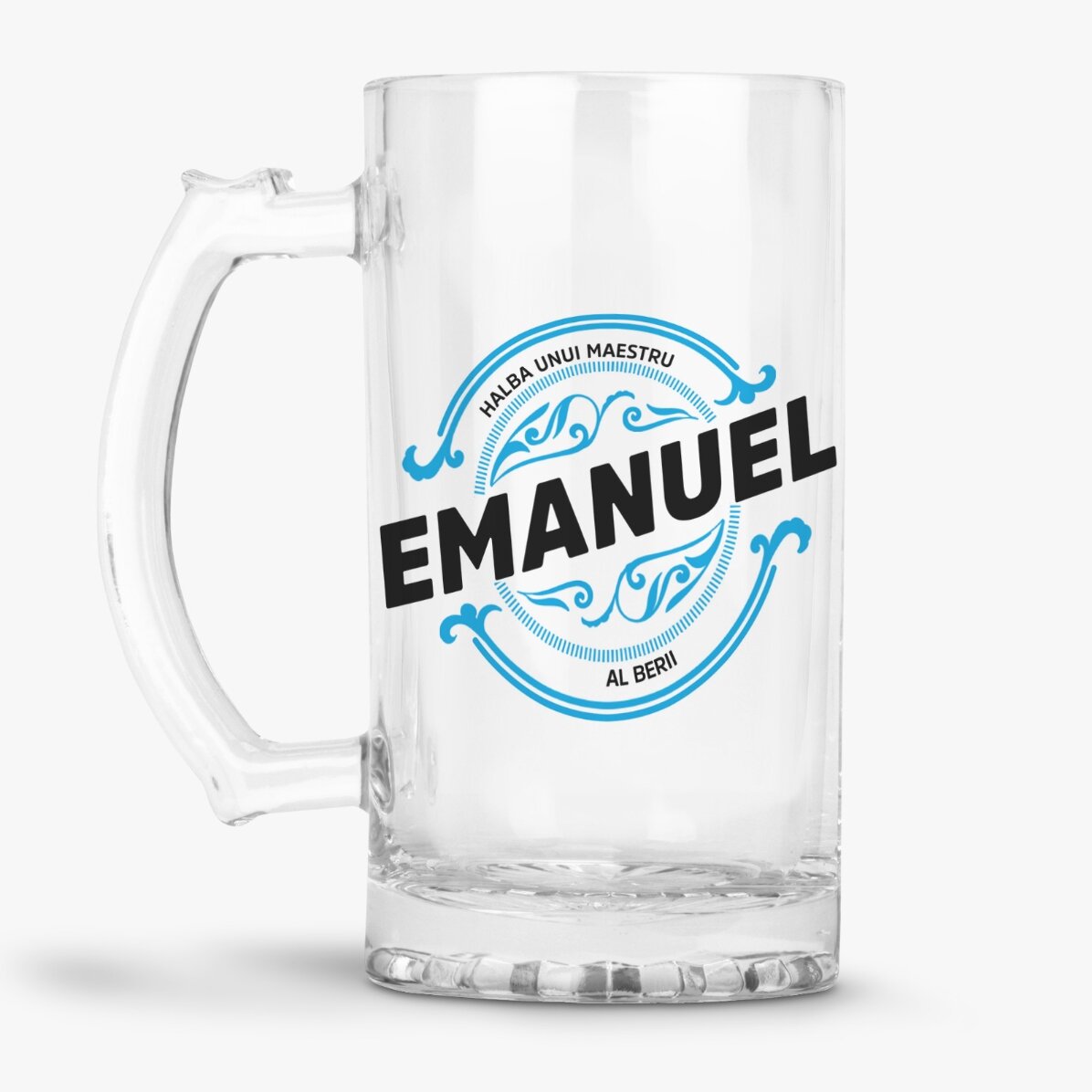 Beer mug personalised with your name