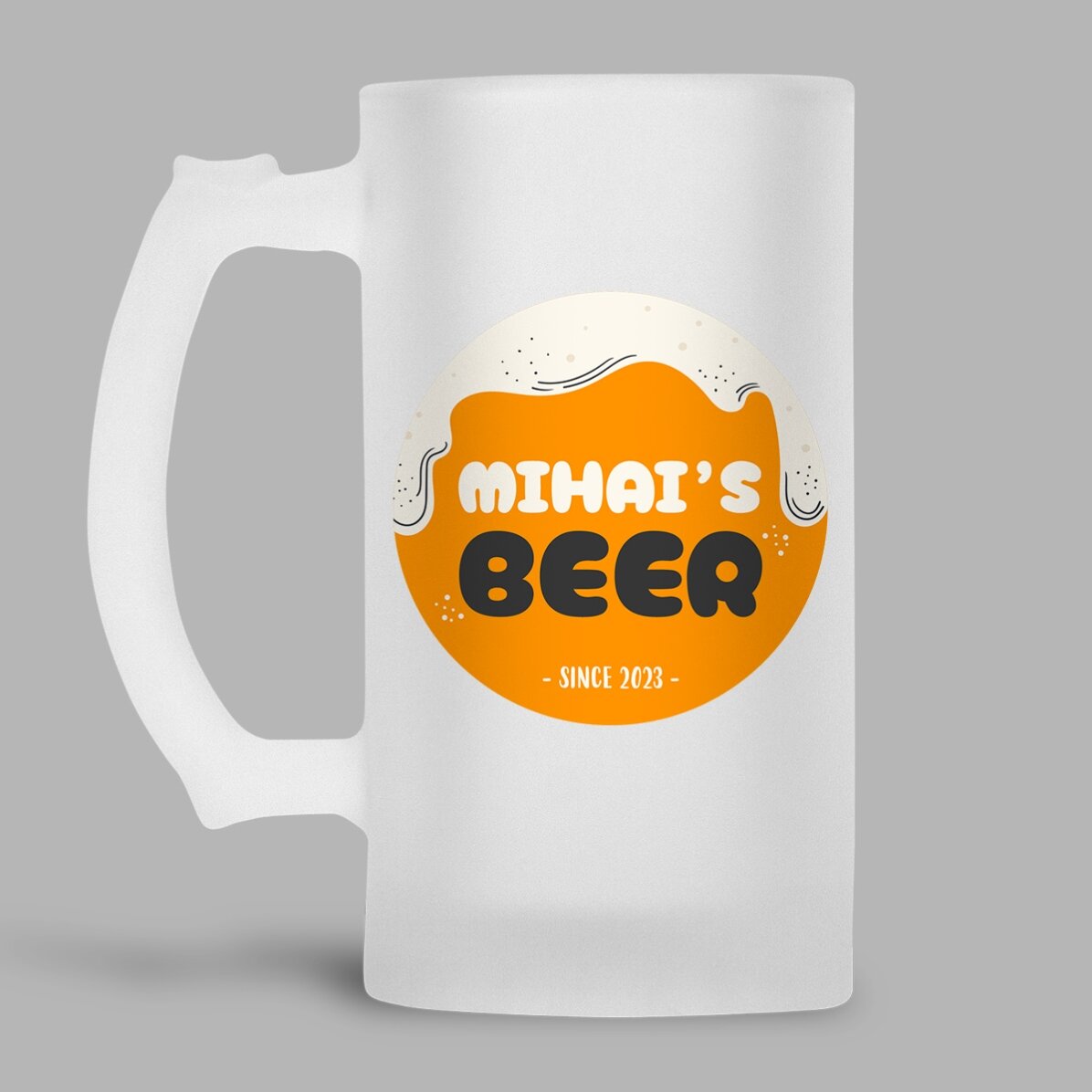 Kufel do piwa z indywidualnym napisem – BEER