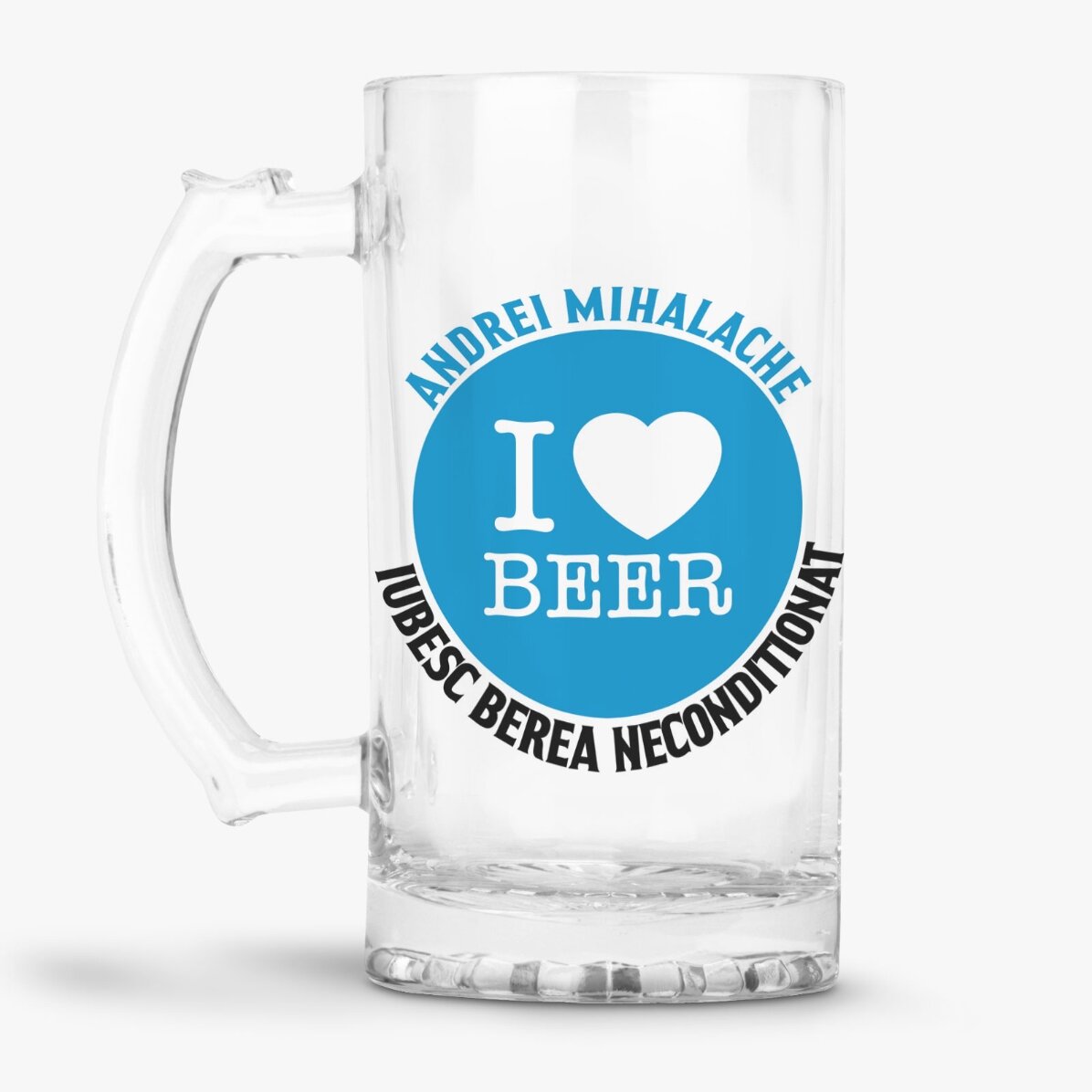 Kufel do piwa z indywidualnym napisem – „I love beer”